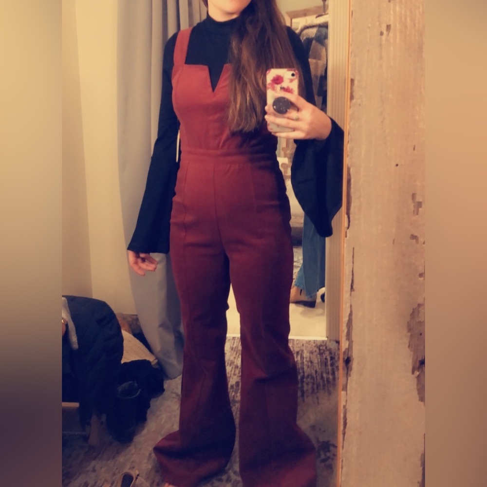 Alter’d Maroon Corduroy Jumpsuit